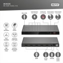 Przełącznik / Switch HDMI 4x1, 8K/60Hz (4:4:4) z HDR, 48 Gbps, HDCP 2.3, Toslink / Stereo, EDID