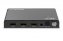 Rozdzielacz/Splitter HDMI 1x2, 8K/60Hz (4:4:4) z HDR, 48 Gbps, HDCP 2.3. Toslink / Stereo , EDID