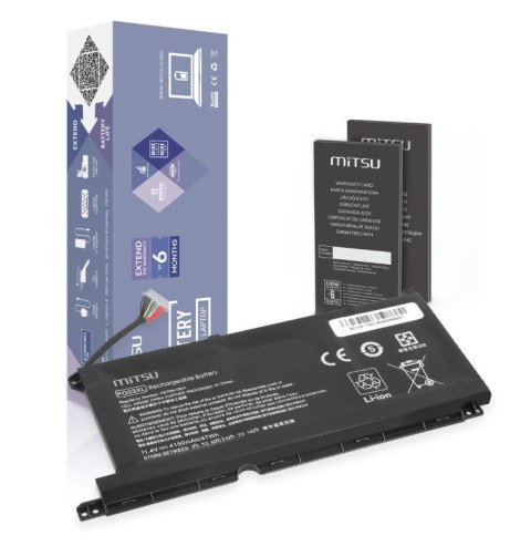 Bateria PG03XL do HP 15-DH 15-EC 15-DK 16-A 4150 mAh (47 Wh) 11.4V Bateria PG03XL do HP 15-DH 15-EC 15-DK 16-A 4150 mAh (47 Wh) 11.4V