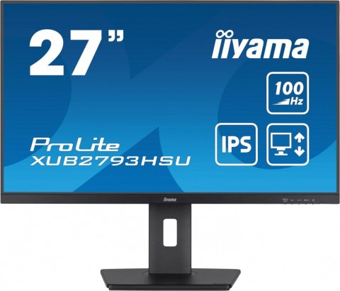 Monitor 27 cali XUB2793HSU-B7,IPS.HDMI.DP.2x2W.USBx2,300cd