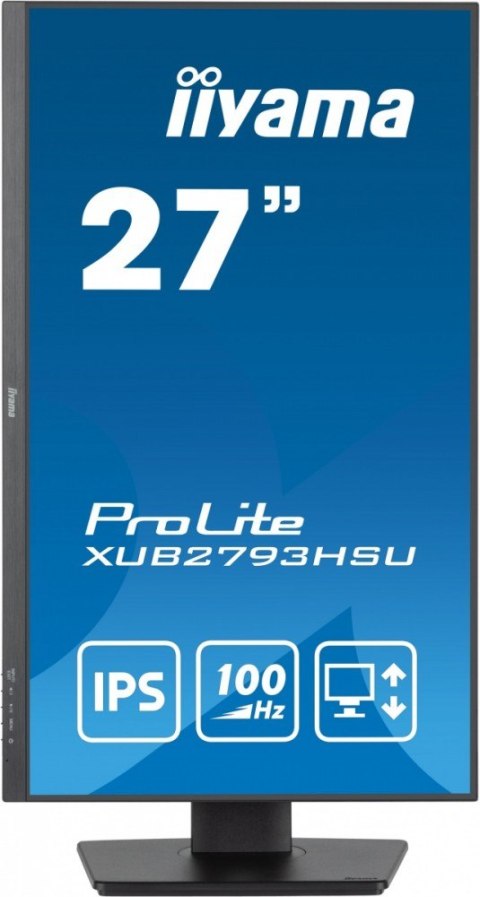Monitor 27 cali XUB2793HSU-B7,IPS.HDMI.DP.2x2W.USBx2,300cd