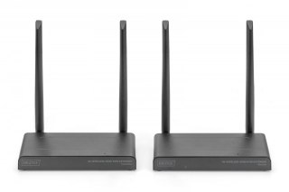 Przedłużacz/Extender KVM HDMI+USB bezprzewodowy 150m UHD 4K60Hz (zestaw)