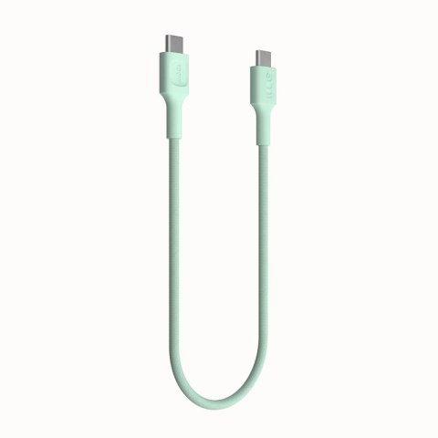 Kabel USB-C-USB-C PowerStream 100W oplot 1,2m zielony
