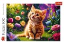 Puzzle 500 elementów Uroczy kotek