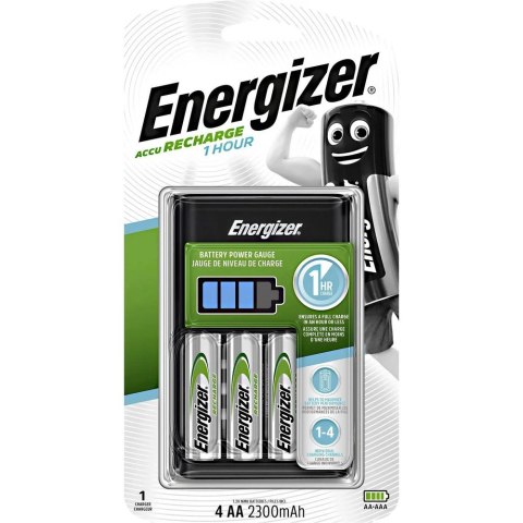 Ładowarka akumulatorowa NI-MH 1 HOUR + 4x akumulator R6/AA 2300mAH Ładowarka akumulatorowa NI-MH 1 HOUR + 4x akumulator R6/AA 2300mAH