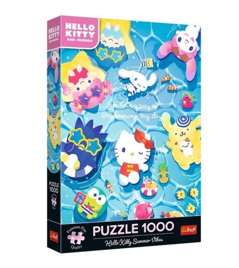 Puzzle 1000 elementów Hello Kitty letni relaks Puzzle 1000 elementów Hello Kitty letni relaks