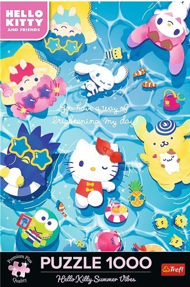 Puzzle 1000 elementów Hello Kitty letni relaks Puzzle 1000 elementów Hello Kitty letni relaks