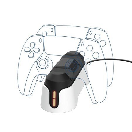 Stacja ładująca GXT228 2xPAD PS5 Czarno-biała