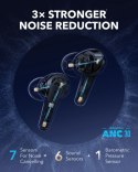 Słuchawki bezprzewodowe Soundcore Liberty 4 PRO Bluetooth błyszczący błękit