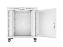 Szafa instalacyjna rack stojąca 19 cali 15U 800x1000 drzwi perforowane LCD szara (Flat pack)
