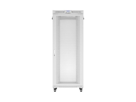 Szafa instalacyjna rack stojąca 19 cali 42U 800x1000 drzwi perforowane LCD szara (Flat pack)