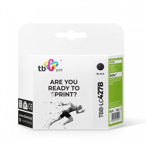 Tusz do Brother MFC-J5955DW TBB-LC427B 100% nowy czarny