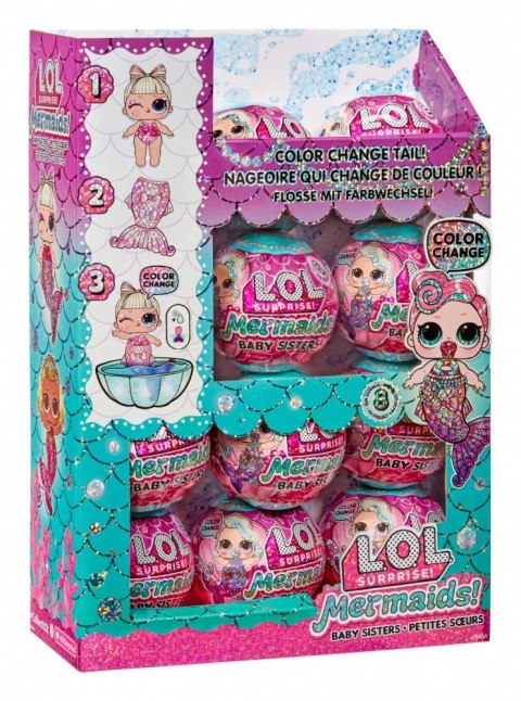 Lalka L.O.L. Surprise Syrenka Display 12 sztuk