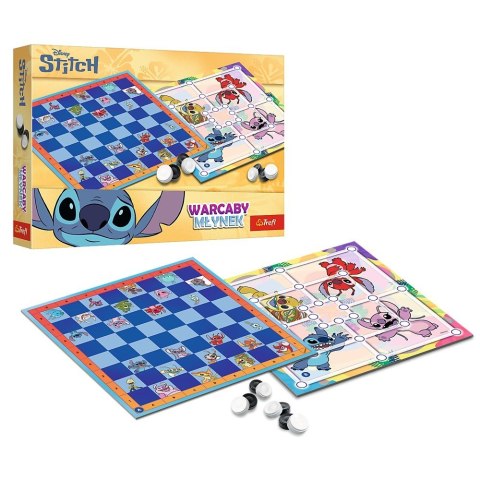 Gra Warcaby i Młynek Lilo i Stitch