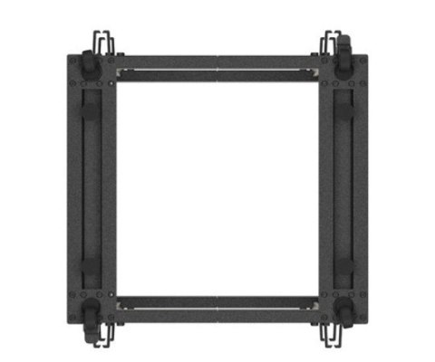 Open rack 19'' 15U 600x600-1100 regulowany czarny