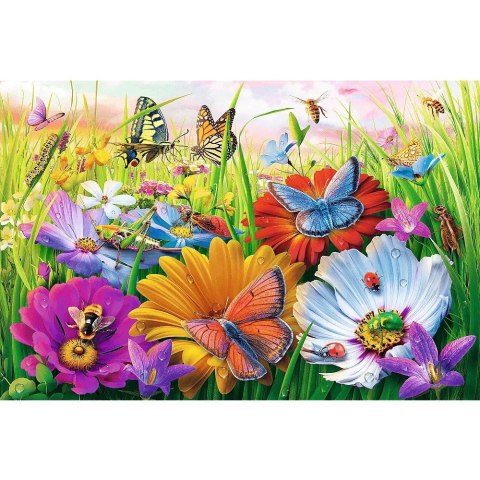 Puzzle 300 elementów EasyPiece Owady na łące; dla seniora