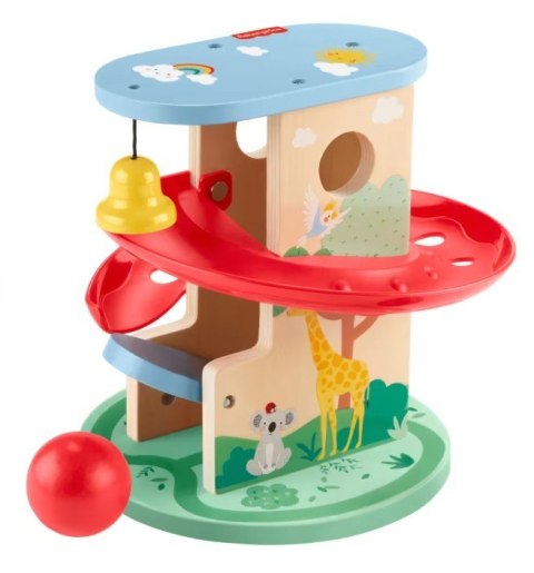 Wood Drewniany domek z kuleczką Wood Drewniany domek z kuleczką