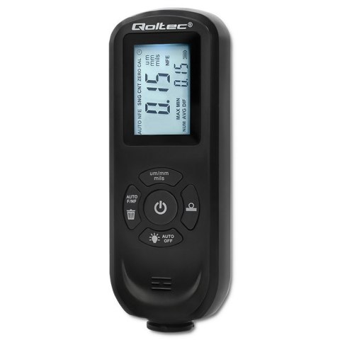 Miernik grubości lakieru z podświetlanym bocznym wyświetlaczem LCD | 0 ~ 2000um