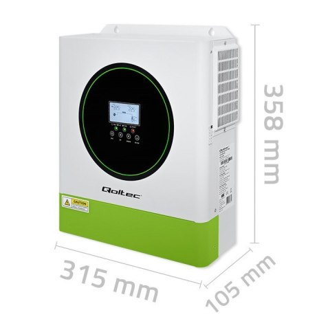Hybrydowy Inwerter solarny Off-Grid 3500W | 100A | 24V | MPPT | BMS | opcja Wi-Fi | Sinus | Power Factor 1.0