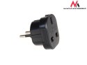 Przejściówka adapter EU na UK MCE72 Czarna