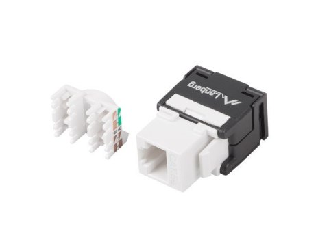 Moduł keystone gniazdo beznarzędziowy RJ45 - LSA UTP kat.5e 180 stopni do puszki montażowej Moduł keystone gniazdo beznarzędziowy RJ45 - LSA UTP kat.5e 180 stopni do puszki montażowej