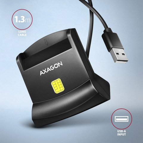 CRE-SM4N Czytnik kart identyfikacyjnych USB, 1.3m kabel CRE-SM4N Czytnik kart identyfikacyjnych USB, 1.3m kabel