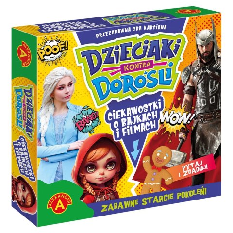 Gra Dzieciaki kontra dorośli - ciekawostki o bajkach i filmach Gra Dzieciaki kontra dorośli - ciekawostki o bajkach i filmach