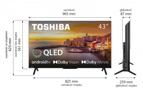 Telewizor QLED 43 cale 43QA2363DG