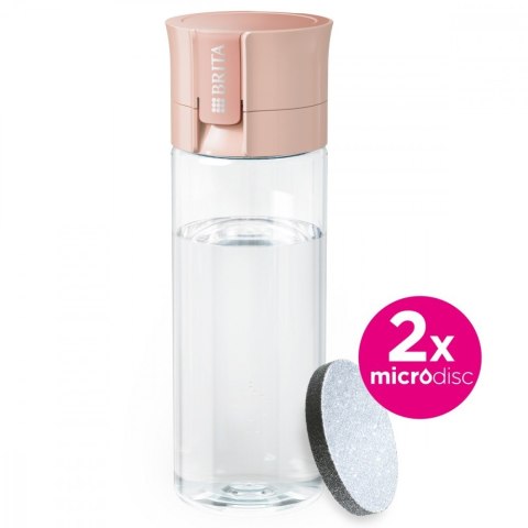 Butelka filtrująca Vital + 2 MicroDisc morelowa