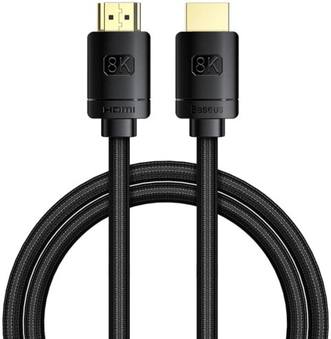 Kabel HDMI Baseus High Definition Series 8K 2m - czarny Kabel HDMI Baseus High Definition Series 8K 2m - czarny