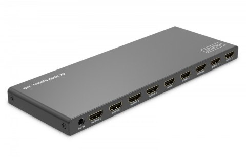 Rozdzielacz/Splitter HDMI 1x8, 4K/60Hz UHD z HDR, 18 Gbps, HDCP 2.2, EDID