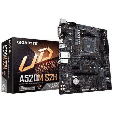 Płyta główna A520M S2H AM4 2DDR4 M.2 HDMI/DVI mATX Płyta główna A520M S2H AM4 2DDR4 M.2 HDMI/DVI mATX