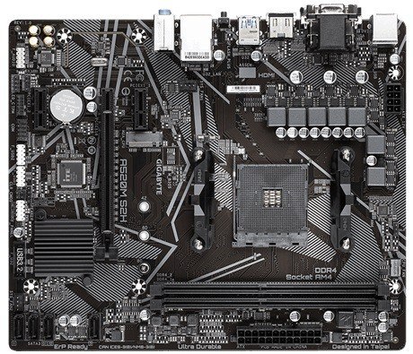 Płyta główna A520M S2H AM4 2DDR4 M.2 HDMI/DVI mATX Płyta główna A520M S2H AM4 2DDR4 M.2 HDMI/DVI mATX
