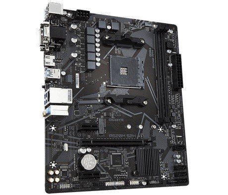 Płyta główna A520M S2H AM4 2DDR4 M.2 HDMI/DVI mATX Płyta główna A520M S2H AM4 2DDR4 M.2 HDMI/DVI mATX