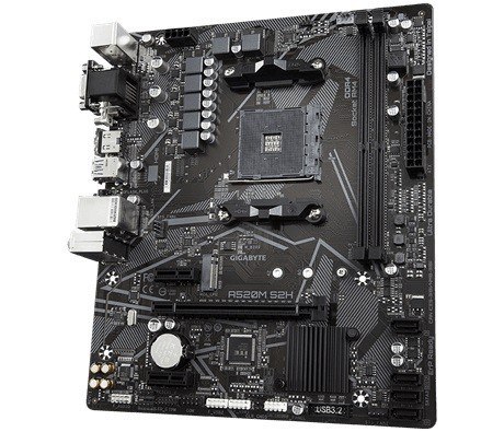Płyta główna A520M S2H AM4 2DDR4 M.2 HDMI/DVI mATX Płyta główna A520M S2H AM4 2DDR4 M.2 HDMI/DVI mATX