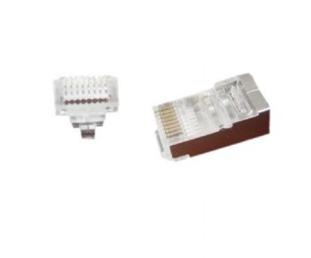 Wtyk sieciowy przelot 8P8C/FTP/10pak Wtyk sieciowy przelot 8P8C/FTP/10pak