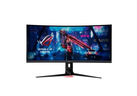 Monitor 34 cale XG349C ROG STRIX UWQHD 144/180Hz IPS DP HDMI USB-C KVM 1900R Głośnik Monitor 34 cale XG349C ROG STRIX UWQHD 144/180Hz IPS DP HDMI USB-C KVM 1900R Głośnik