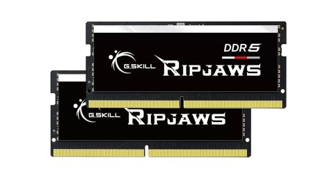Pamięć SODIMM DDR5 32GB (2x16GB) Ripjaws 5600MHz CL40-40 1,1V Pamięć SODIMM DDR5 32GB (2x16GB) Ripjaws 5600MHz CL40-40 1,1V