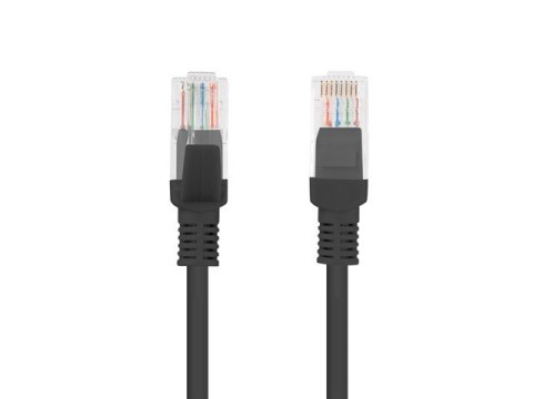 PATCHCORD KAT.5E 5M CZARNY FLUKE PASSED LANBERG PATCHCORD KAT.5E 5M CZARNY FLUKE PASSED LANBERG