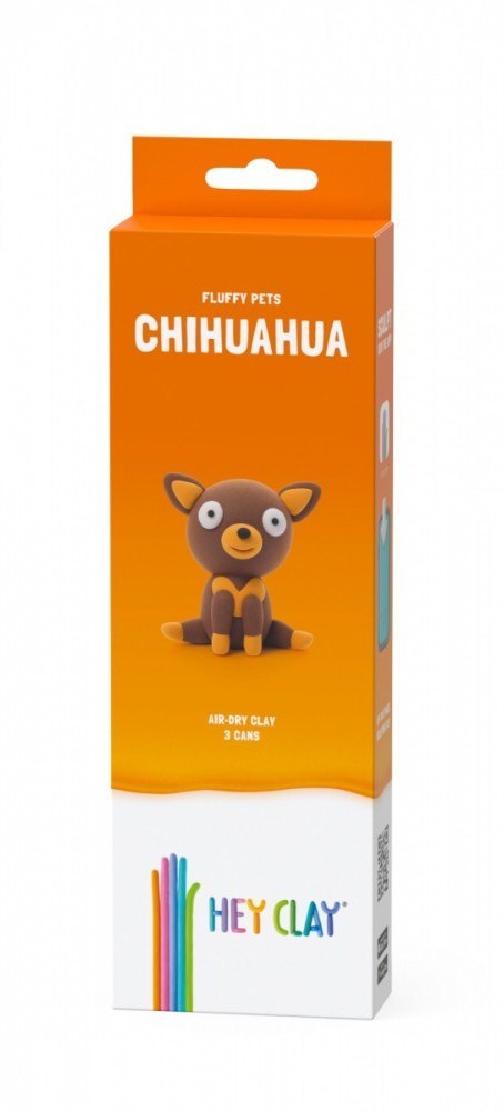 Masa plastyczna Hey Clay Figurka Puchate zwierzaki, Chihuahua