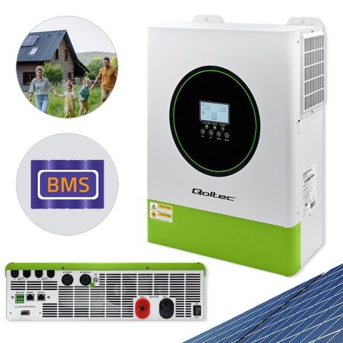 Hybrydowy Inwerter solarny Off-Grid 11000W | 160A | 48V | MPPT | BMS | Sinus | opcja Wi-Fi | Power Factor 1.0 Hybrydowy Inwerter solarny Off-Grid 11000W | 160A | 48V | MPPT | BMS | Sinus | opcja Wi-Fi | Power Factor 1.0