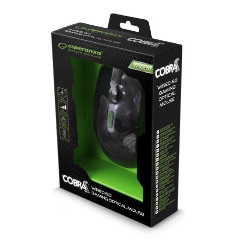 MYSZKA PRZEWODOWA DLA GRACZY 6D OPTYCZNA USB MX207 COBRA MYSZKA PRZEWODOWA DLA GRACZY 6D OPTYCZNA USB MX207 COBRA