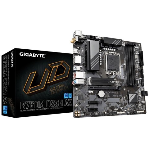 Płyta główna B760M DS3H AX s1700 4DD 5 HDMI/DP/DSUB mATX