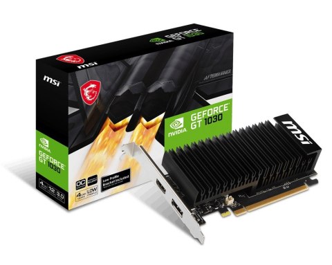 Karta graficzna GeForce GT 1030 4GHD4 LP OC 4GD DR4 64BIT DP/HDMI Karta graficzna GeForce GT 1030 4GHD4 LP OC 4GD DR4 64BIT DP/HDMI