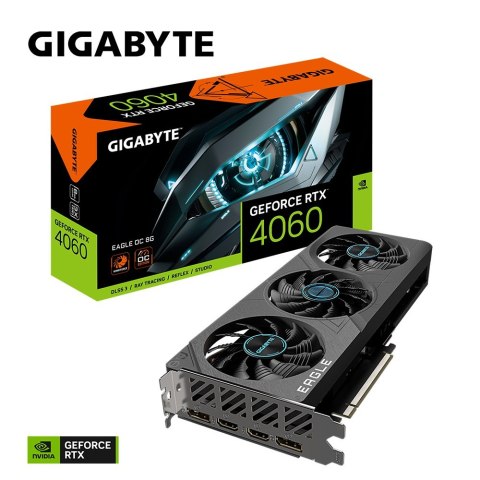 Karta graficzna GeForce RTX 4060 EAGLE OC 8G GDDR6 128bit 2DP/2HDMI Karta graficzna GeForce RTX 4060 EAGLE OC 8G GDDR6 128bit 2DP/2HDMI