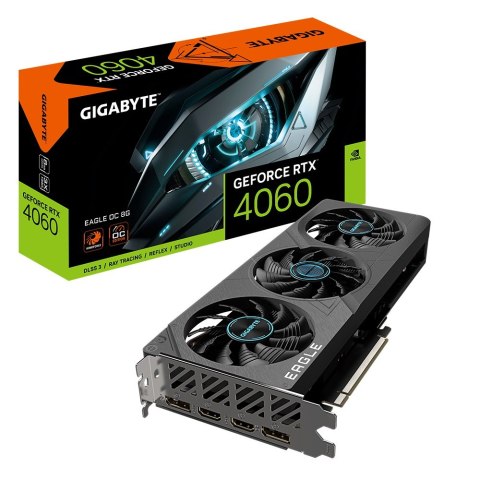 Karta graficzna GeForce RTX 4060 EAGLE OC 8G GDDR6 128bit 2DP/2HDMI Karta graficzna GeForce RTX 4060 EAGLE OC 8G GDDR6 128bit 2DP/2HDMI