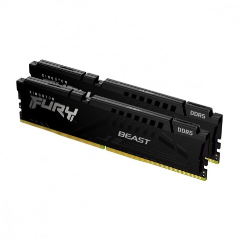 Pamięć DDR5 Fury Beast 64GB(2*32GB)/6400 CL32 XMP czarna Pamięć DDR5 Fury Beast 64GB(2*32GB)/6400 CL32 XMP czarna
