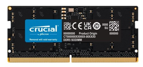 Pamięć DDR5 SODIMM 16GB/4800 CL40 (16Gbit) Pamięć DDR5 SODIMM 16GB/4800 CL40 (16Gbit)