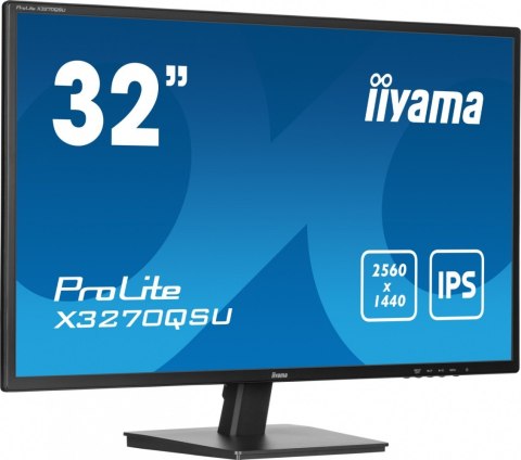 Monitor 32 cale X3270QSU-B1 IPS,WQHD,HDMI,DP,100Hz,250cd,3ms,2x2W, 3xUSB(3.2),FlickerFree,VESA Monitor 32 cale X3270QSU-B1 IPS,WQHD,HDMI,DP,100Hz,250cd,3ms,2x2W, 3xUSB(3.2),FlickerFree,VESA