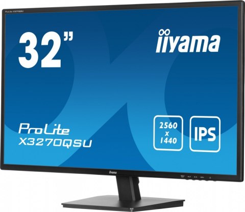 Monitor 32 cale X3270QSU-B1 IPS,WQHD,HDMI,DP,100Hz,250cd,3ms,2x2W, 3xUSB(3.2),FlickerFree,VESA Monitor 32 cale X3270QSU-B1 IPS,WQHD,HDMI,DP,100Hz,250cd,3ms,2x2W, 3xUSB(3.2),FlickerFree,VESA